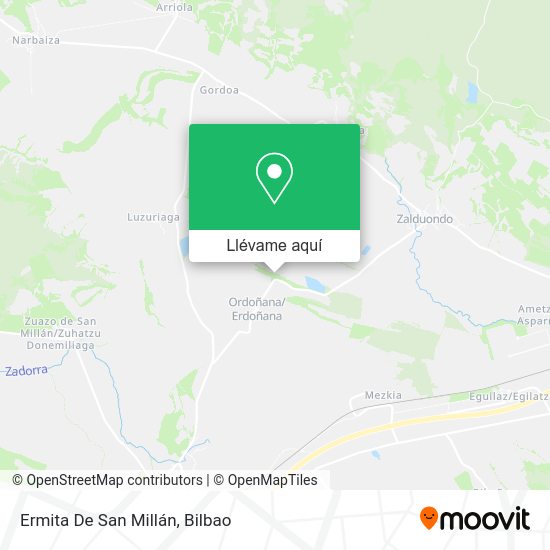 Mapa Ermita De San Millán