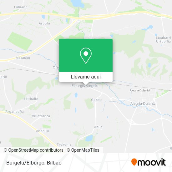 Mapa Burgelu/Elburgo