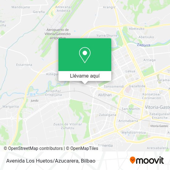 Mapa Avenida Los Huetos/Azucarera
