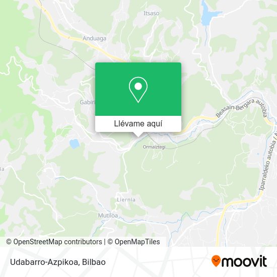 Mapa Udabarro-Azpikoa
