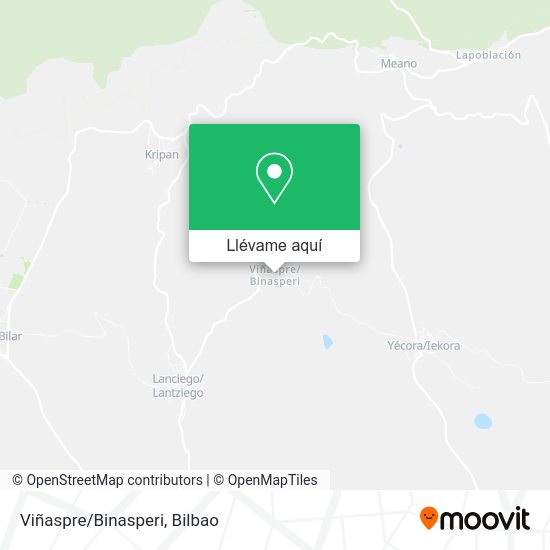 Mapa Viñaspre/Binasperi