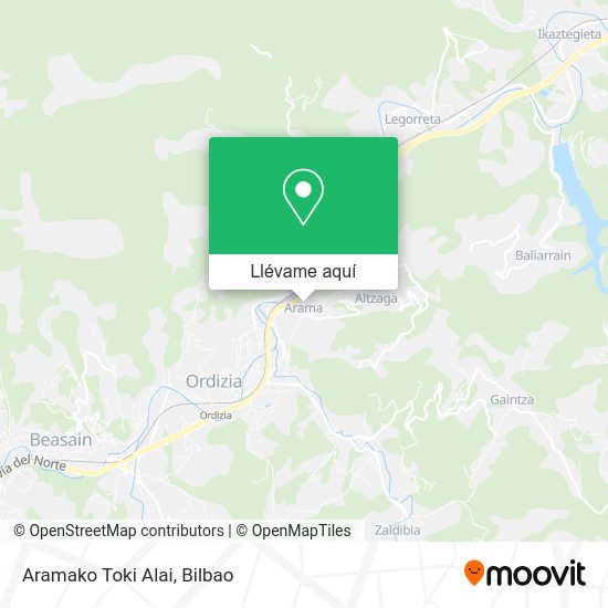Mapa Aramako Toki Alai