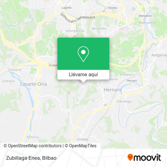 Mapa Zubillaga-Enea