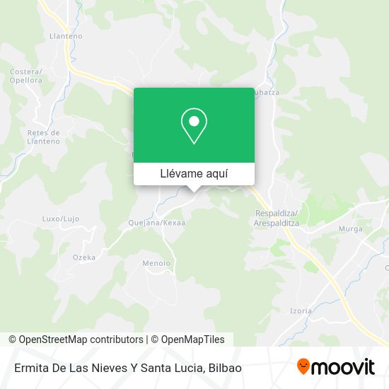 Mapa Ermita De Las Nieves Y Santa Lucia