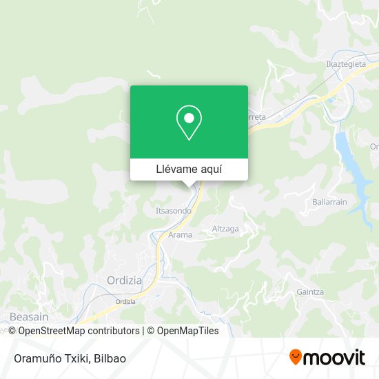 Mapa Oramuño Txiki