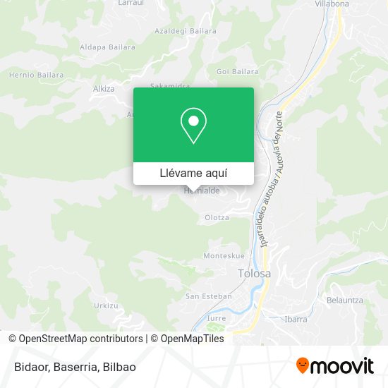 Mapa Bidaor, Baserria