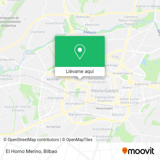 Mapa El Horno Merino