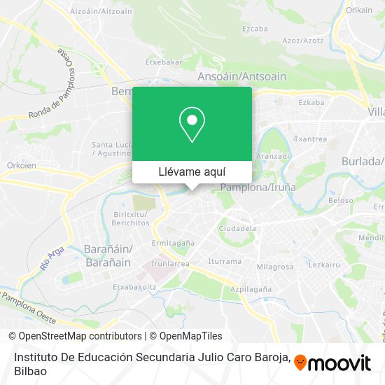 Mapa Instituto De Educación Secundaria Julio Caro Baroja
