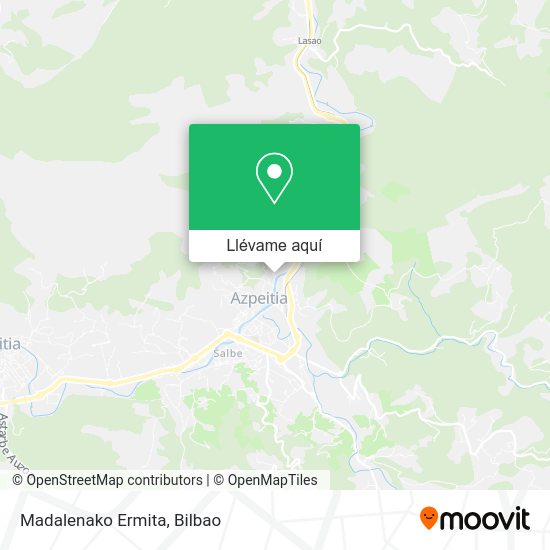 Mapa Madalenako Ermita