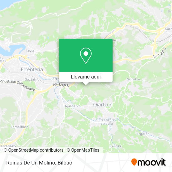 Mapa Ruinas De Un Molino