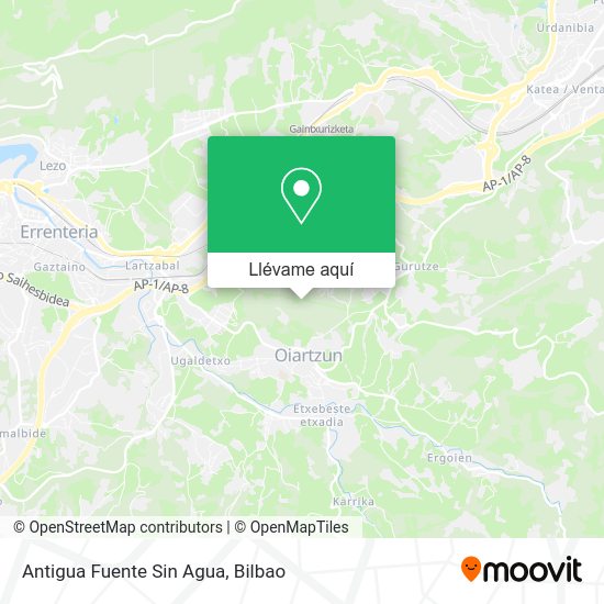 Mapa Antigua Fuente Sin Agua