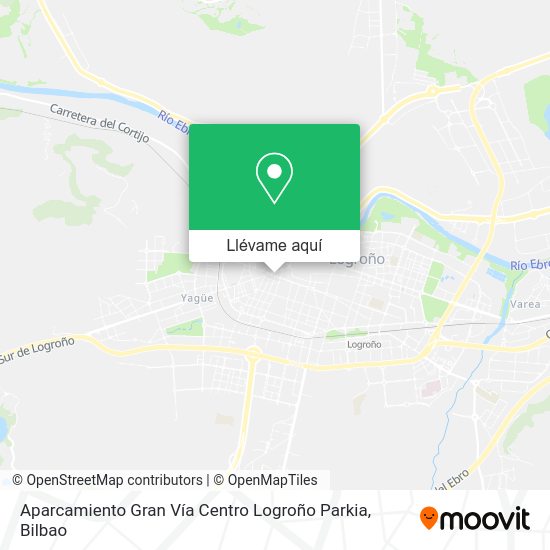 Mapa Aparcamiento Gran Vía Centro Logroño Parkia