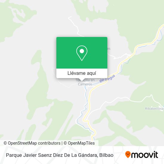 Mapa Parque Javier Saenz Díez De La Gándara