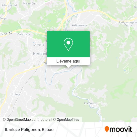 Mapa Ibarluze Poligonoa