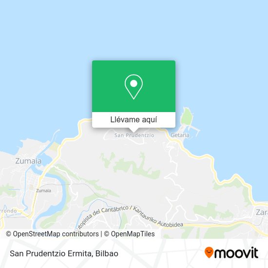 Mapa San Prudentzio Ermita
