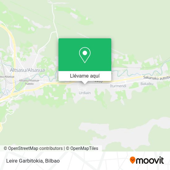 Mapa Leire Garbitokia