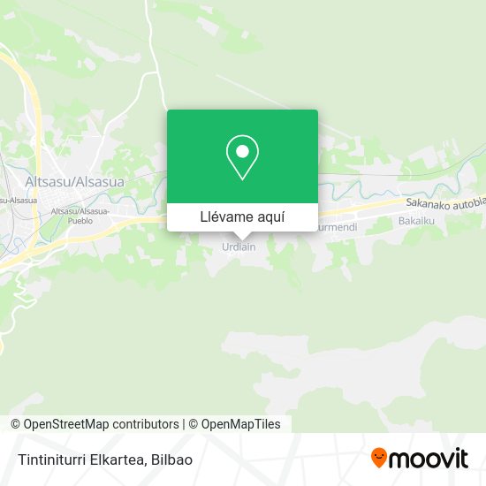 Mapa Tintiniturri Elkartea
