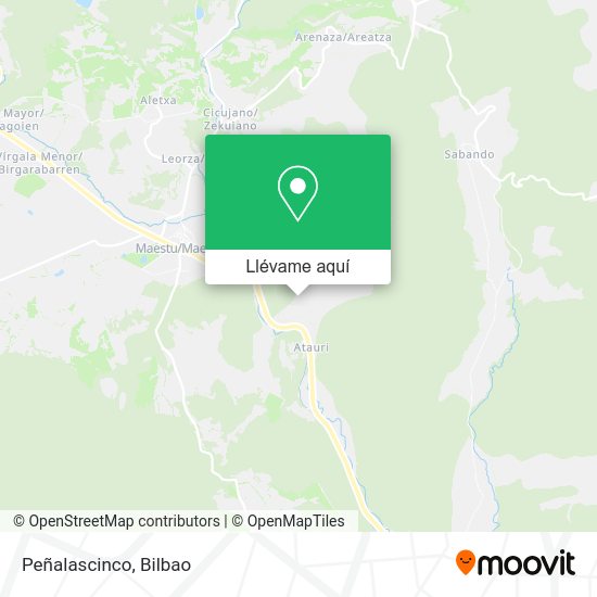 Mapa Peñalascinco