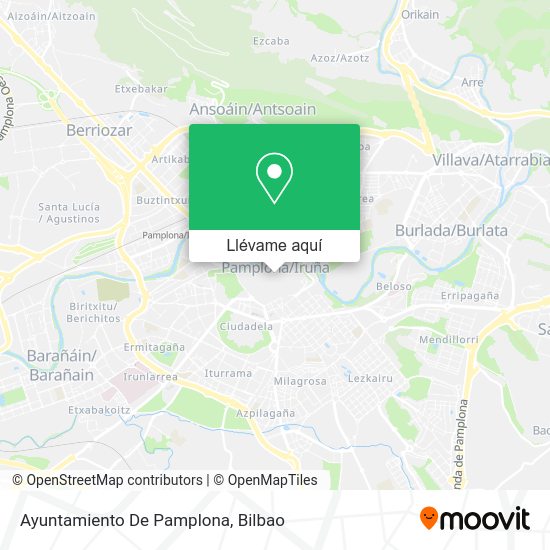 Mapa Ayuntamiento De Pamplona
