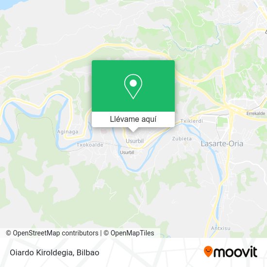Mapa Oiardo Kiroldegia