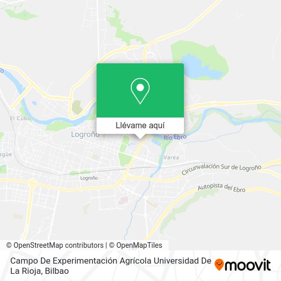 Mapa Campo De Experimentación Agrícola Universidad De La Rioja