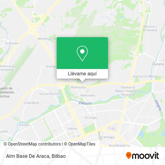 Mapa Alm Base De Araca