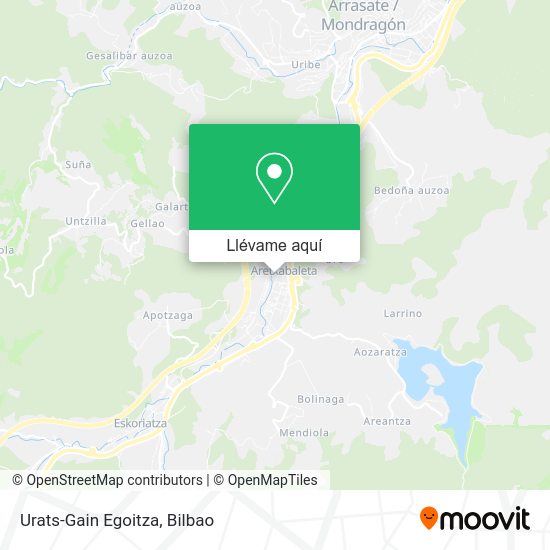 Mapa Urats-Gain Egoitza