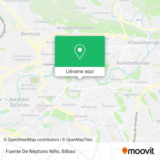 Mapa Fuente De Neptuno Niño