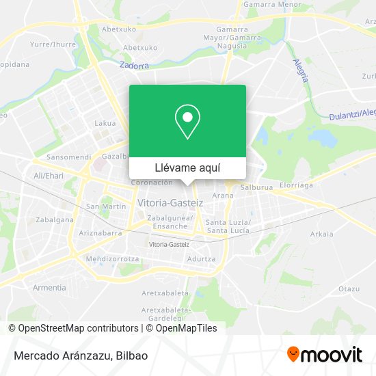 Mapa Mercado Aránzazu