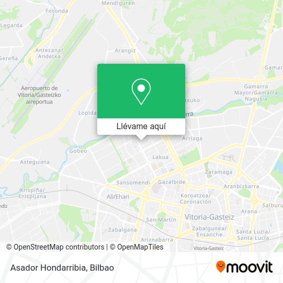 Mapa Asador Hondarribia