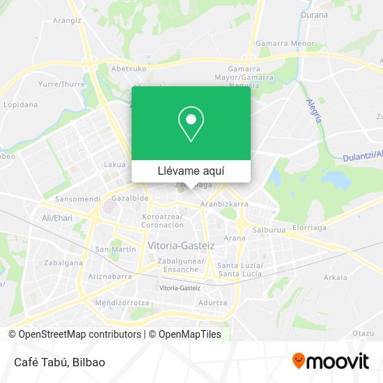 Mapa Café Tabú