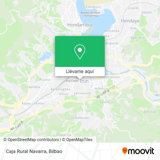 Mapa Caja Rural Navarra