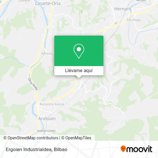 Mapa Ergoien Industrialdea