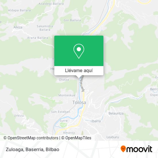 Mapa Zuloaga, Baserria