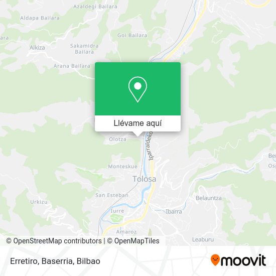 Mapa Erretiro, Baserria