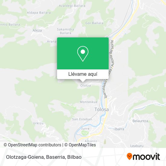 Mapa Olotzaga-Goiena, Baserria
