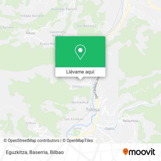 Mapa Eguzkitza, Baserria