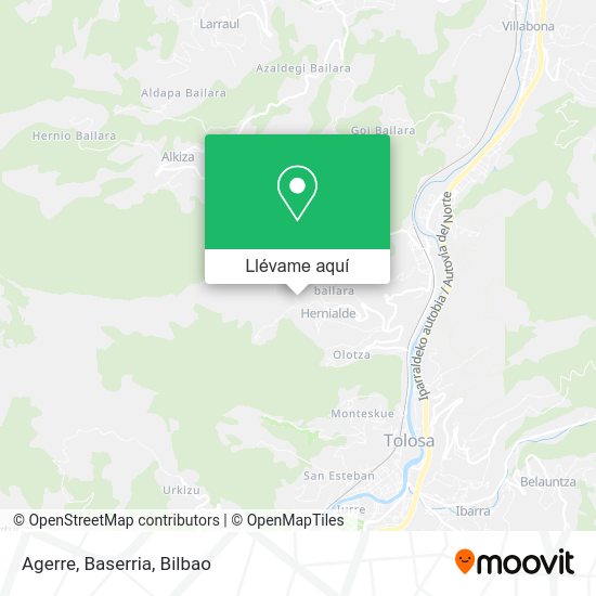 Mapa Agerre, Baserria