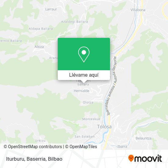 Mapa Iturburu, Baserria
