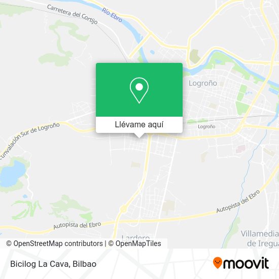 Mapa Bicilog La Cava