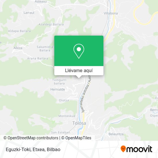 Mapa Eguzki-Toki, Etxea