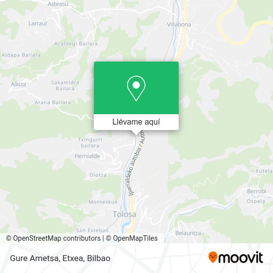 Mapa Gure Ametsa, Etxea