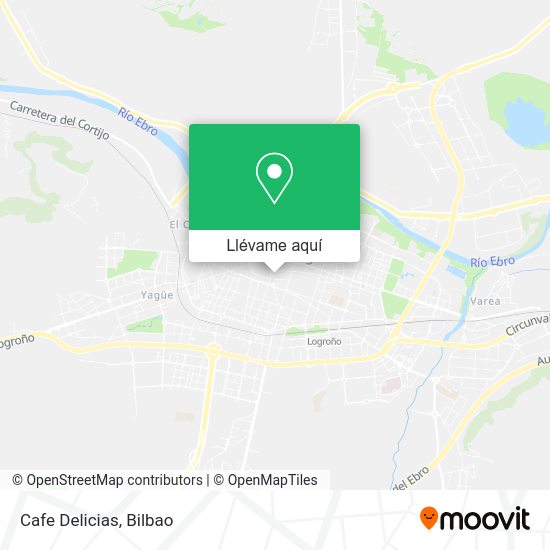 Mapa Cafe Delicias