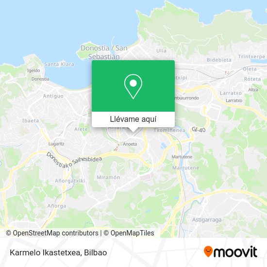 Mapa Karmelo Ikastetxea
