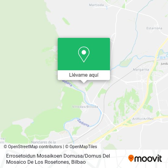 Mapa Errosetoidun Mosaikoen Domusa / Domus Del Mosaico De Los Rosetones