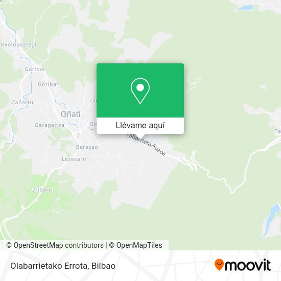 Mapa Olabarrietako Errota
