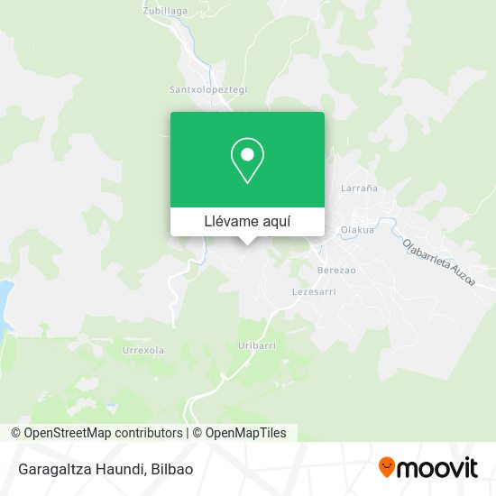 Mapa Garagaltza Haundi