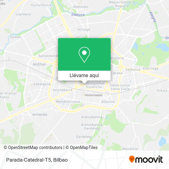 Mapa Parada-Catedral-T5