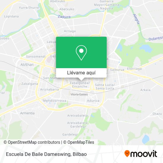 Mapa Escuela De Baile Dameswing