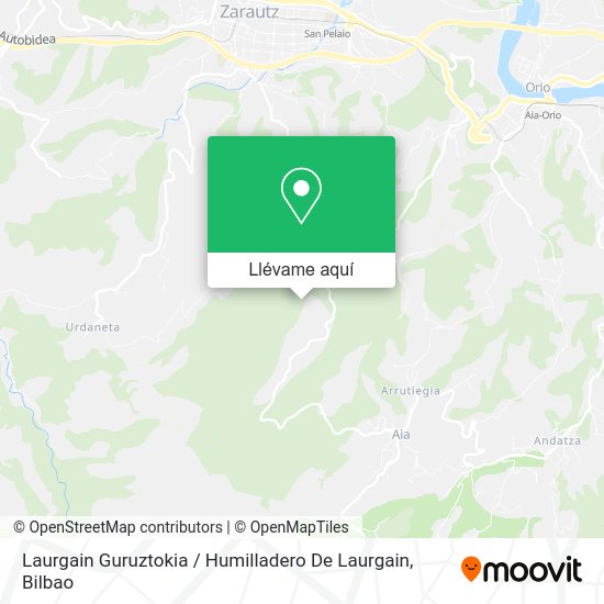 Mapa Laurgain Guruztokia / Humilladero De Laurgain